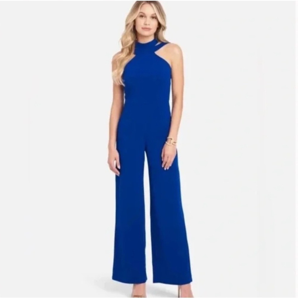 Elegant Blue Women's Jumpsuit